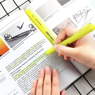 Textmarker retractabil Writech Neon 